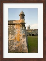 Puerto Rico, Walls and Turrets of El Morro Fort Fine Art Print