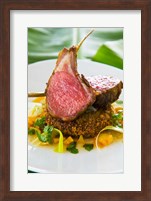 Spiced Lamb Rack cuisine, Antigua, Caribbean Fine Art Print