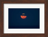 Full moon, from Dunedin, South Island, New Zealand Fine Art Print