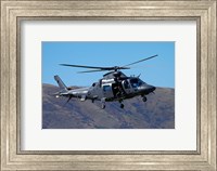 RNZAF Augustawestland A109 helicopter, Warbirds over Wanaka, warplane, New Zealand Fine Art Print