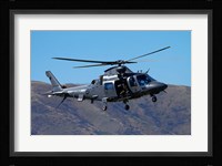 RNZAF Augustawestland A109 helicopter, Warbirds over Wanaka, warplane, New Zealand Fine Art Print