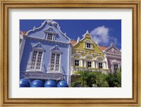 Dutch Gabled Architecture, Oranjestad, Aruba, Caribbean Fine Art Print