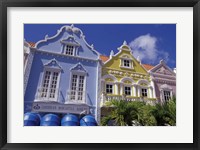 Dutch Gabled Architecture, Oranjestad, Aruba, Caribbean Fine Art Print