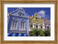 Dutch Gabled Architecture, Oranjestad, Aruba, Caribbean Fine Art Print