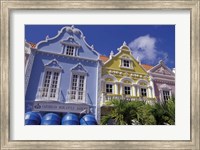 Dutch Gabled Architecture, Oranjestad, Aruba, Caribbean Fine Art Print