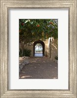 Archway to Pool at Tierra del Sol Golf Club and Spa, Aruba, Caribbean Fine Art Print