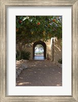 Archway to Pool at Tierra del Sol Golf Club and Spa, Aruba, Caribbean Fine Art Print