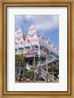 Dutch Architecture of Oranjestad Shops, Aruba, Caribbean Fine Art Print