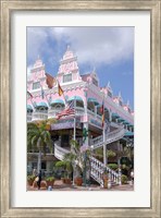 Dutch Architecture of Oranjestad Shops, Aruba, Caribbean Fine Art Print