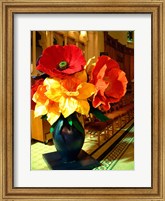 Cathedral Flower Display, Christchurch, New Zealand Fine Art Print