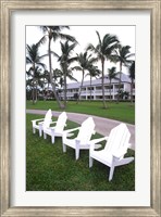 Adirondack Chairs, Ocean Club in Paradise, Atlantis Resort, Bahamas Fine Art Print