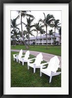 Adirondack Chairs, Ocean Club in Paradise, Atlantis Resort, Bahamas Fine Art Print