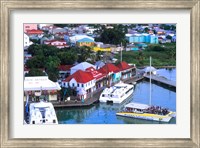 Aerial View, St John, Antigua Fine Art Print