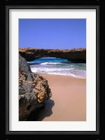 Natural Beach Bridge, Aruba, Caribbean Fine Art Print