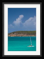 Antigua, Dickenson Bay, Sailboat Fine Art Print