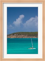 Antigua, Dickenson Bay, Sailboat Fine Art Print