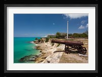 Antigua, St Johns, Fort James, old fort, 1706 Fine Art Print