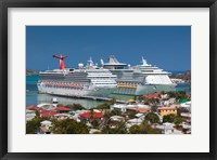 Antigua, St Johns, Heritage Quay, Cruise ship area Fine Art Print