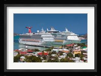 Antigua, St Johns, Heritage Quay, Cruise ship area Fine Art Print
