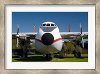 Argosy cargo airplane, Marlborough, New Zealand Fine Art Print