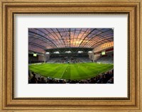 Football game, Forsyth Barr Stadium, Dunedin, South Island, New Zealand - fisheye Fine Art Print