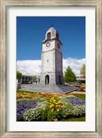 Memorial Clock Tower, Seymour Square, Marlborough, South Island, New Zealand (vertical) Fine Art Print
