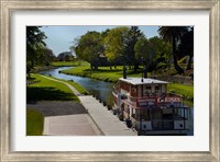 River Queen Paddle Steamer, Taylor River, New Zealand Fine Art Print