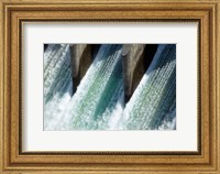 Water from Clyde Dam, Otago, South Island, New Zealand Fine Art Print