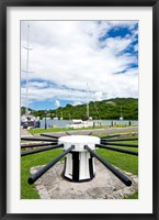 A Capstan, Nelson's Dockyard, Antigua, Caribbean Framed Print
