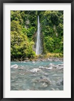 New Zealand, South Island, Haast Pass, Thunder Creek Falls Fine Art Print