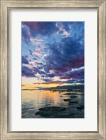New Zealand, South Island, Kaikoura, South Bay Sunset Fine Art Print