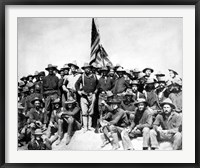 Colonel Theodore Roosevelt and The Rough Riders Fine Art Print