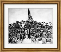 Colonel Theodore Roosevelt and The Rough Riders Fine Art Print