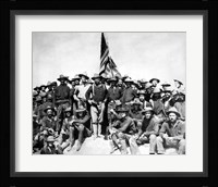Colonel Theodore Roosevelt and The Rough Riders Fine Art Print
