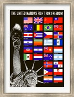 The United Nations Fight for Freedom Fine Art Print