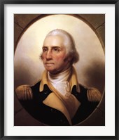 George Washington (digitally restored) Framed Print
