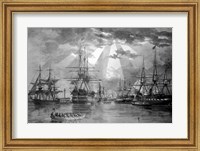 US Naval Ships during the Civil War Fine Art Print