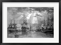 US Naval Ships during the Civil War Fine Art Print