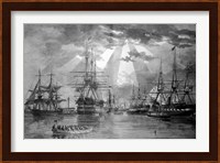 US Naval Ships during the Civil War Fine Art Print