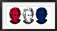 Andrew Jackson in Red, White and Blue Fine Art Print