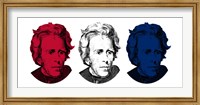 Andrew Jackson in Red, White and Blue Fine Art Print