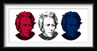 Andrew Jackson in Red, White and Blue Fine Art Print