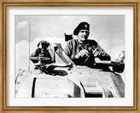 Field Marshal Bernard Law Montgomery in his Tank Fine Art Print