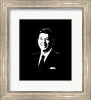 Vector Portrait of President Ronald Reagan Fine Art Print