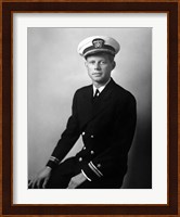 John F Kennedy in his Navy Uniform Fine Art Print