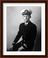 John F Kennedy in his Navy Uniform Fine Art Print