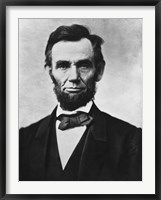 Civil War era Vector Photo of President Abraham Lincoln Fine Art Print