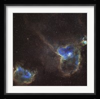 The Heart and Soul Nebula Fine Art Print