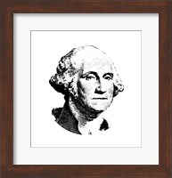 Vector Potrait of George Washington Fine Art Print
