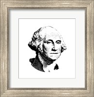 Vector Potrait of George Washington Fine Art Print